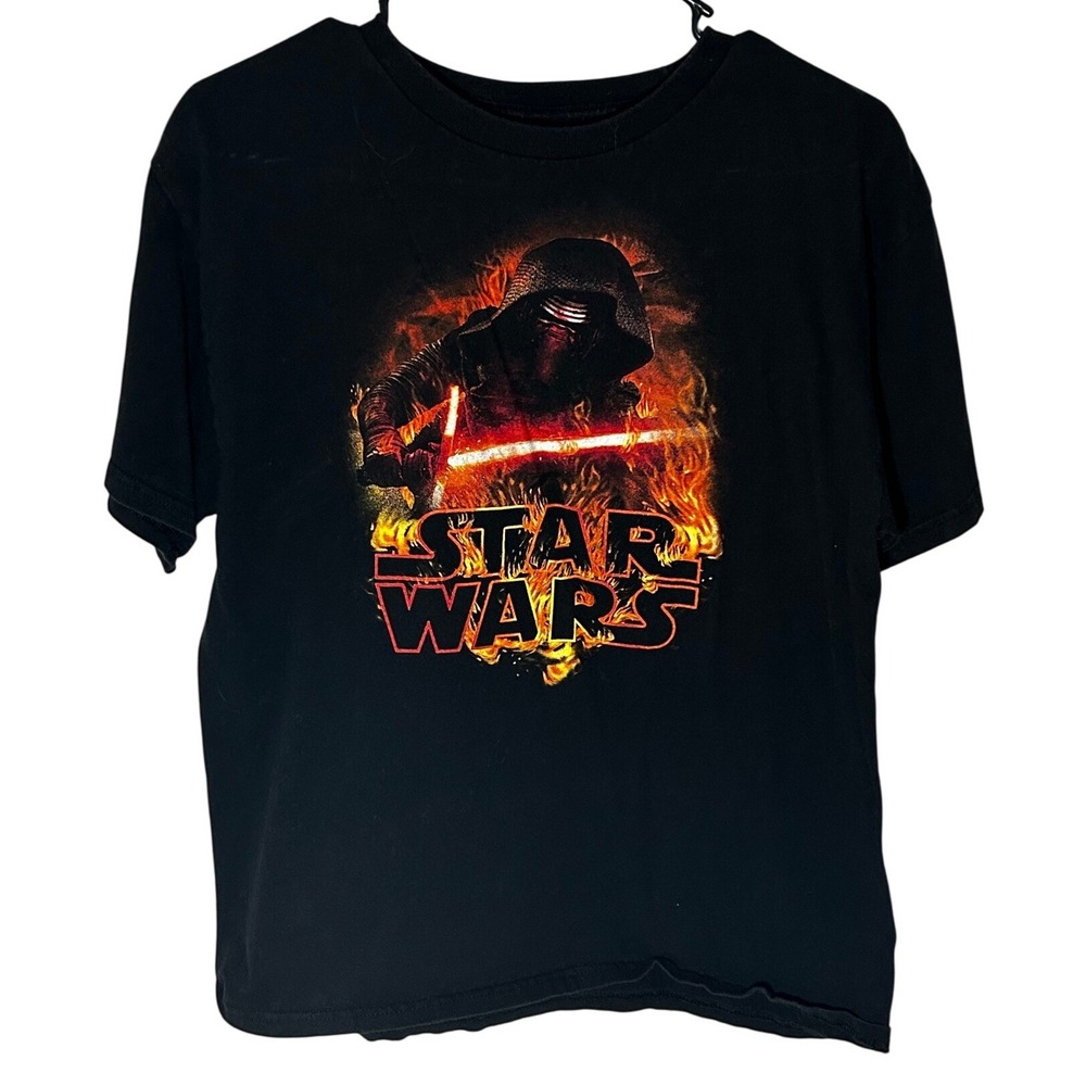 Star Wars Black Short Sleeved Graphic Tee Shirt Boys Size XL